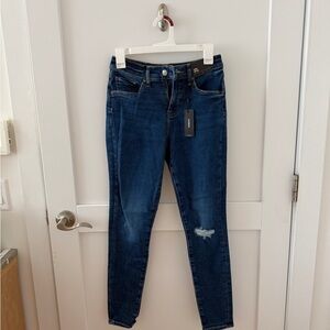 Express Dark Blue Skinny Jeans